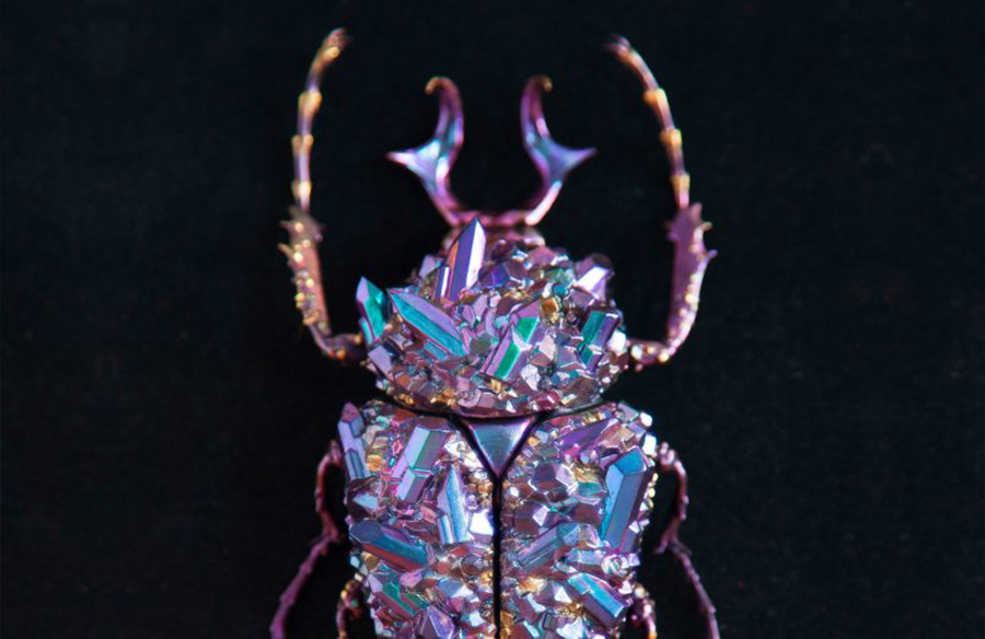 The Art of Mineral Insects: Nozomi C’s 3D Printed Sculptures